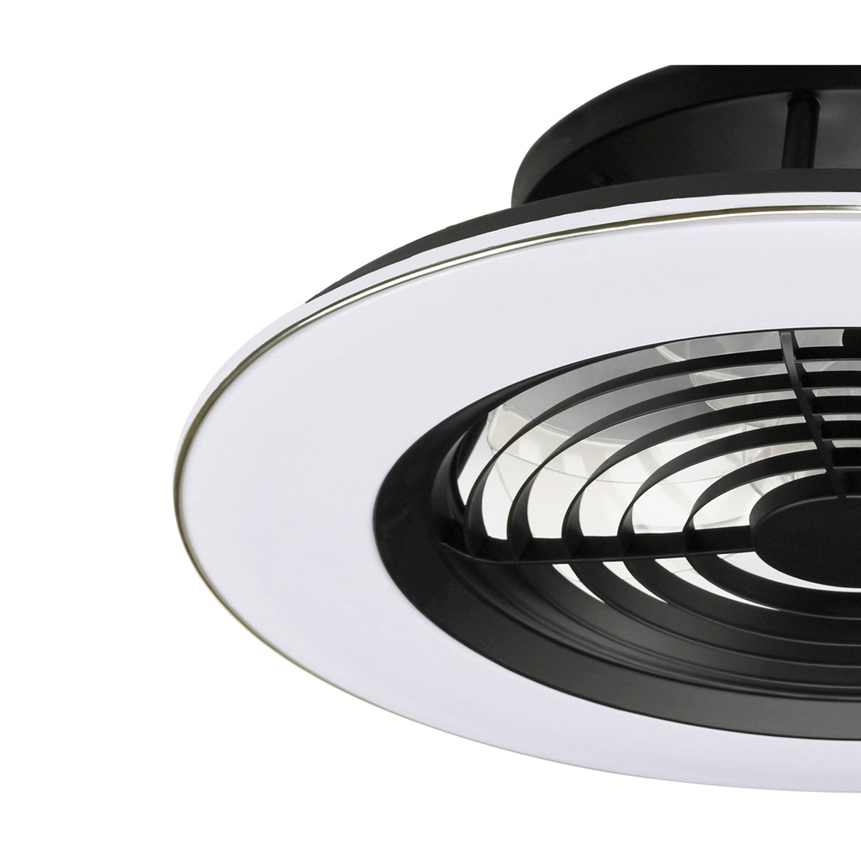 Alisio CCT Dimmable LED Ceiling Retractable Fan Light With Remote & APP Control - Black/White