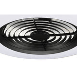 Alisio CCT Dimmable LED Ceiling Retractable Fan Light With Remote & APP Control - Black/White