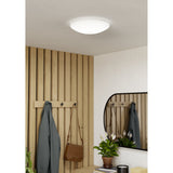 Allerona LED Flush Ceiling Light 30cm - White
