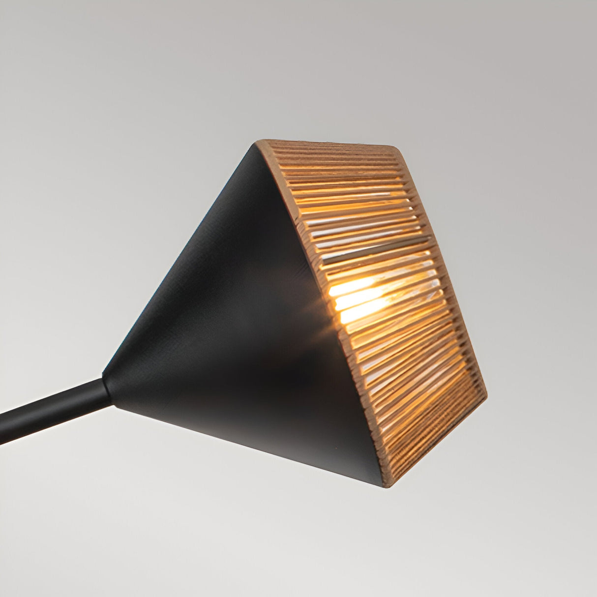 Daphne 6 Light Chandelier - Black/Brass