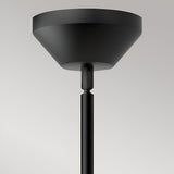 Halston 1 Light Glass Pendant - Matte Black