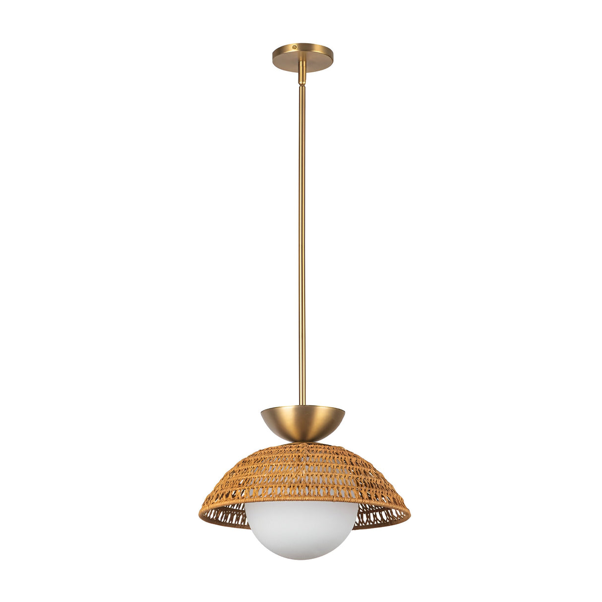 Perth 1 Light Pendant - Brushed Gold