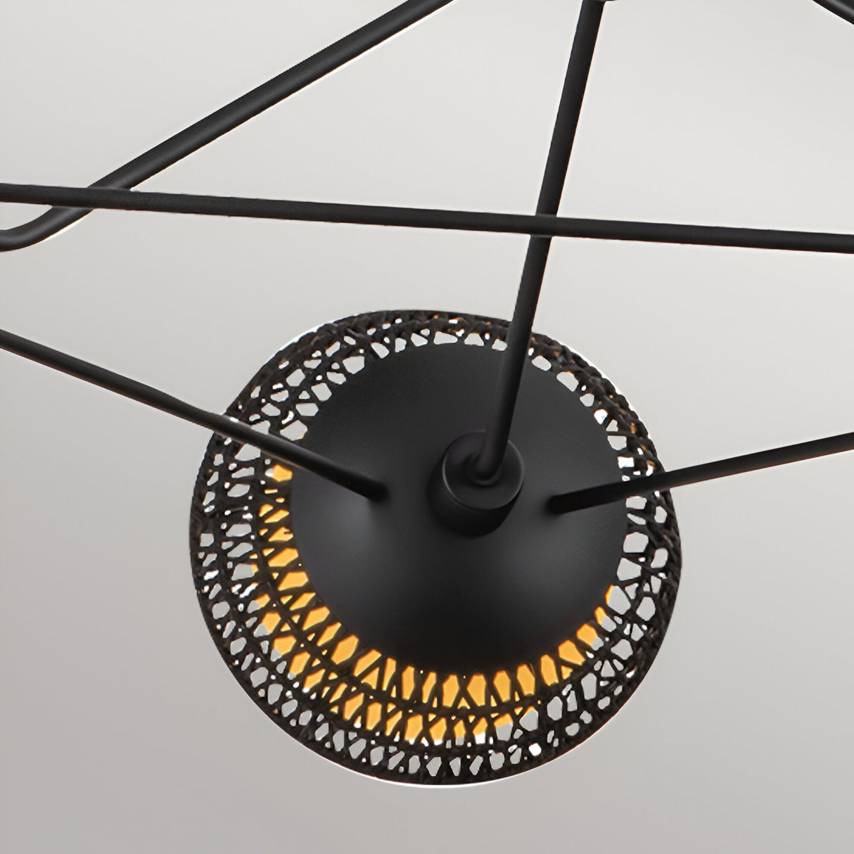 Perth 3 Light Chandelier - Matte Black