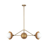 Perth 3 Light Chandelier - Brushed Gold