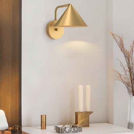 Remyck 1 Light  Wall Light - Brushed Gold