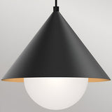Remyck 1 Light Pendant - Matte Black