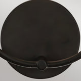 Sylvia 2 Light Glass Wall Light - Matte Black