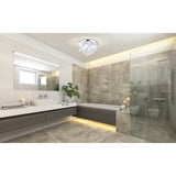 Almonte 4 Light Bathroom Ceiling Light - Chrome