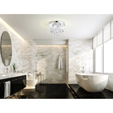 Almonte 4 Light Bathroom Ceiling Light - Chrome
