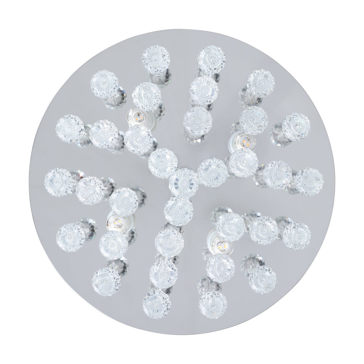 Almonte 4 Light Bathroom Ceiling Light - Chrome