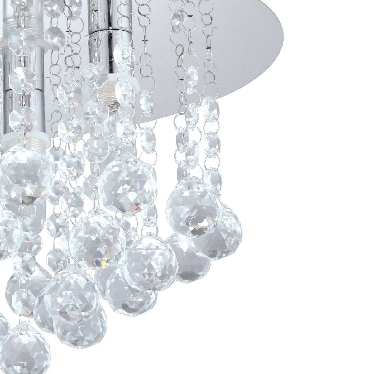 Almonte 4 Light Bathroom Ceiling Light - Chrome