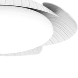 Aloha CCT Dimmable LED Ceiling Retractable Fan Light - White