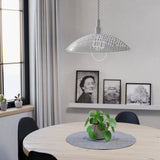 Alvez Glass Pendant Light - White