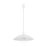 Alvez Glass Pendant Light - White