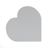 Mr & Mrs Heart MDF Mantel Plaque with Leaf Sprig - Grey