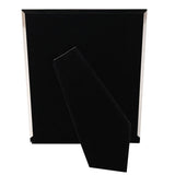 Shiny Arch Metal Photo Frame with Rings 8 x 6in - Silver