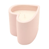 Beautiful Bridesmaid Heart Ceramic Scented Candle - Pink