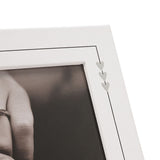 Our Engagement Square Wooden Photo Frame 6 x 4in - White