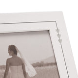 Our Wedding Freestanding Wooden Photo Frame 6 x 4in - White