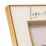 Love of My Life Bow Plastic Photo Frame 6 x 4in - White