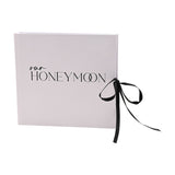 Our Honeymoon Photo Album with Ribbon Tie 6 x 4in - Pink