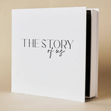 The Story of Us Square Coffee Table Photo Album - White