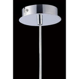 Amano 13cm 1 Light Crystal Pendant Light - Polished Chrome