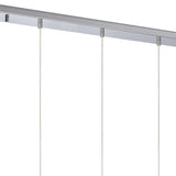 Amano 7 Light Crystal Bar Pendant Light - Polished Chrome