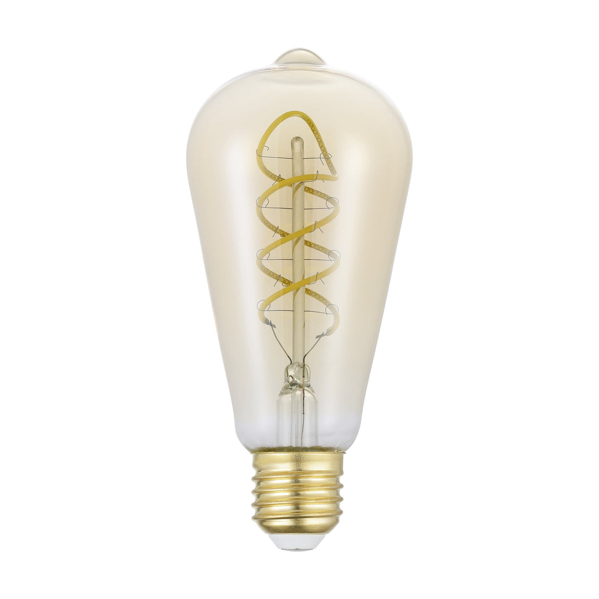 Amber LED Vintage Bulb E27 ST64 8W 806lm Warm White