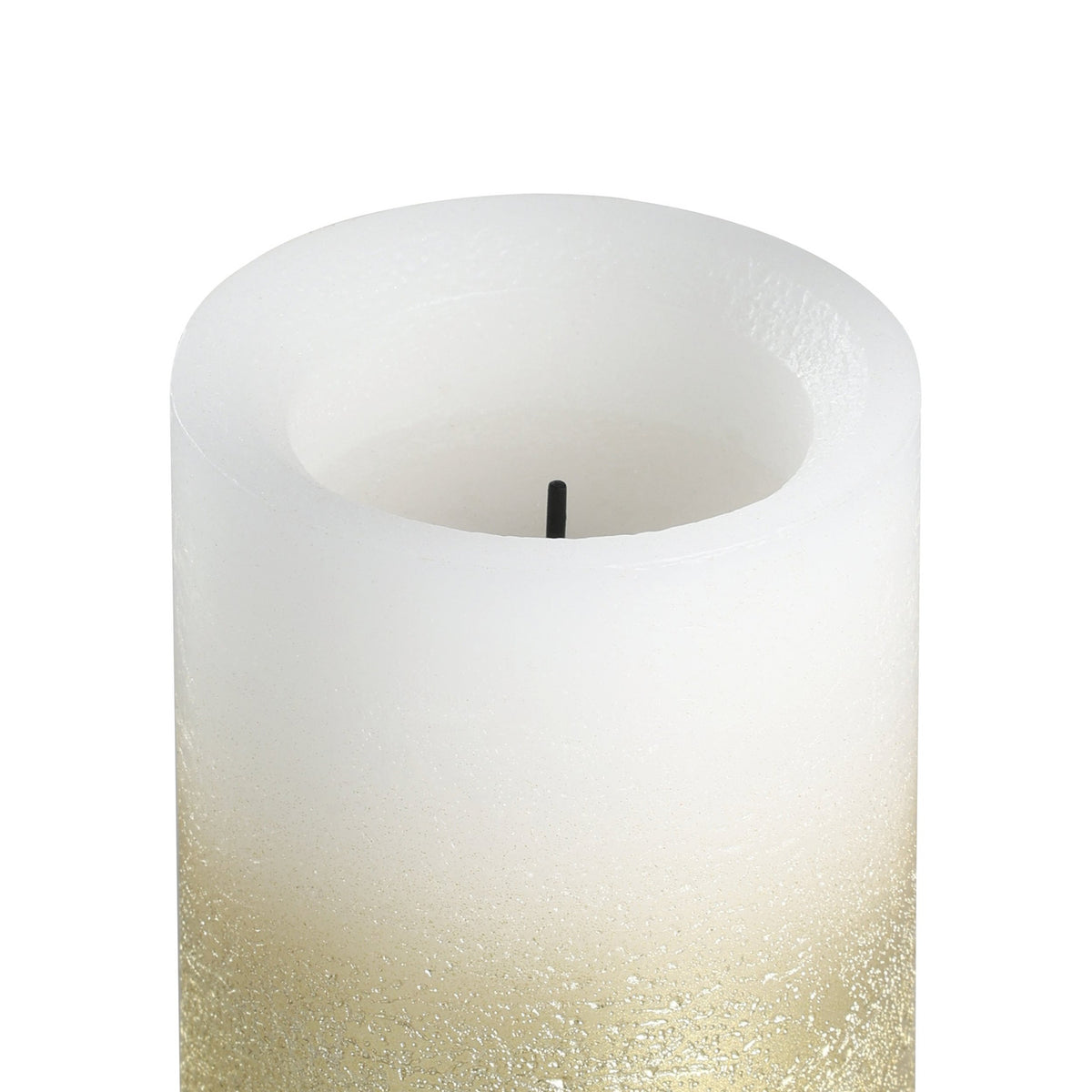 Amboriala LED Candle - White & Gold