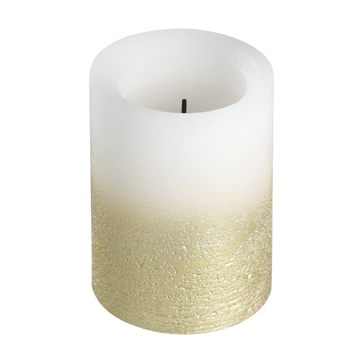 Amboriala LED Candle - White & Gold