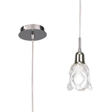 Amel 12cm 1 Light Pendant Light - Polished Chrome