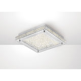 Amelia LED Crystal Flush Ceiling Light 4200K 18W - Polished Chrome