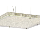 Amelia LED Crystal Suspension Light 44W 4000K - Chrome