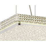 Amelia LED Crystal Suspension Light 44W 4000K - Chrome
