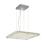 Amelia LED Crystal Suspension Light 44W 4000K - Chrome