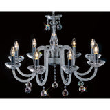 Amora 72cm 8 Light Crystal Chandelier - Polished Chrome
