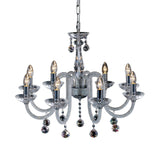 Amora 72cm 8 Light Crystal Chandelier - Polished Chrome