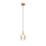 Andromeda LED Glass Pendant Light 5W 3000K - Gold & Frosted