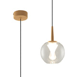 Andromeda LED Glass Pendant Light 5W 3000K - Gold & Frosted