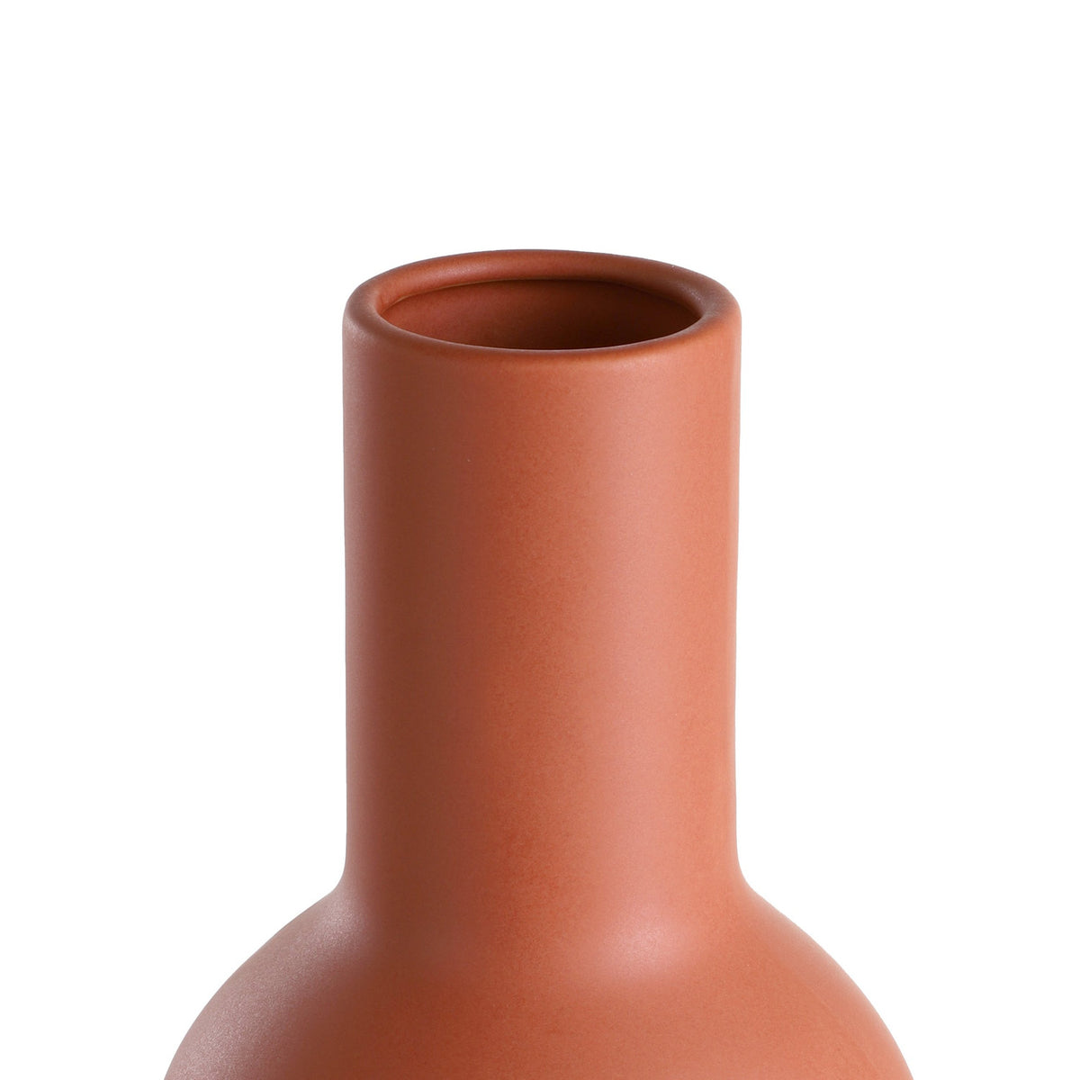 Anjabe Ceramic Vase 30.5cm - Terracotta