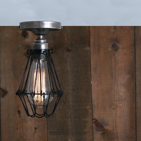 Apoch Cage Flush Ceiling Light