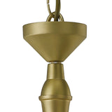 Apollo 51cm 4 Light Crystal Chandelier - Satin Brass