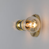 Ara Brass Twin Wall Light IP65