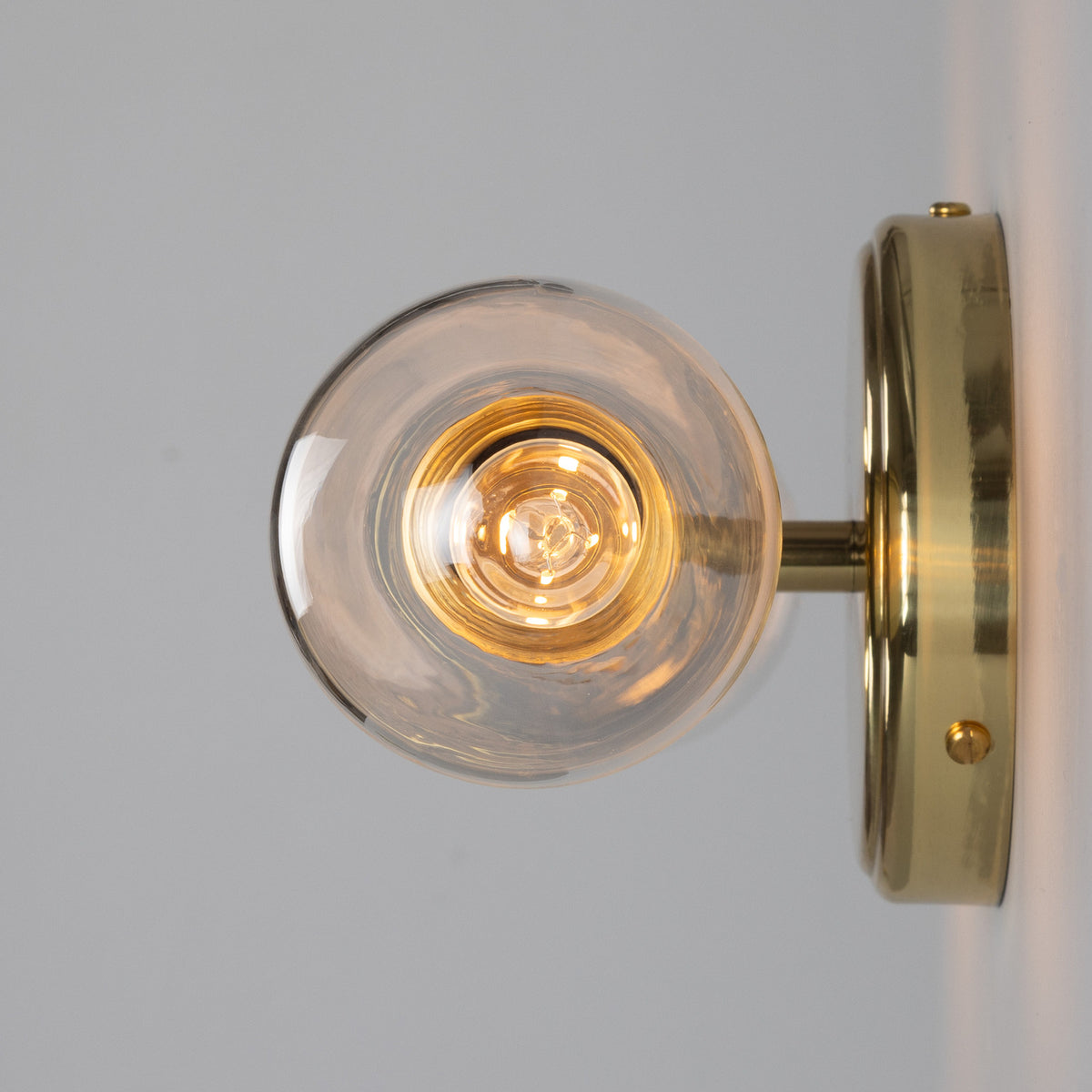 Ara Brass Twin Wall Light IP65