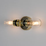 Ara Brass Twin Wall Light IP65