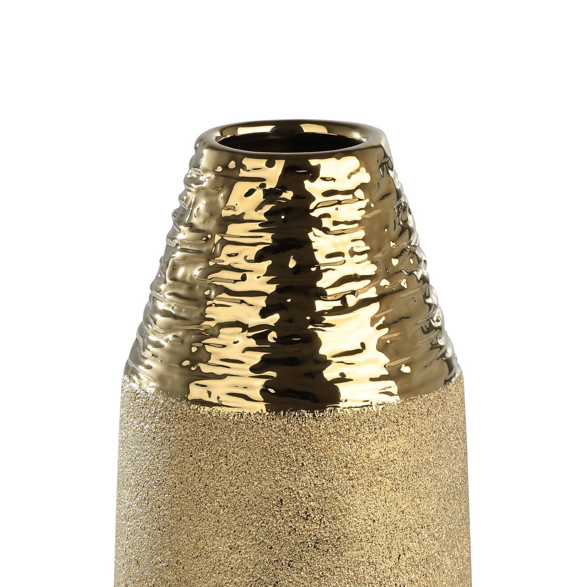 Aramberri Ceramic Vase 35cm - Gold