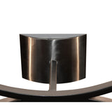 Arco 4 Light Semi-Flush Ceiling Light - Satin Nickel