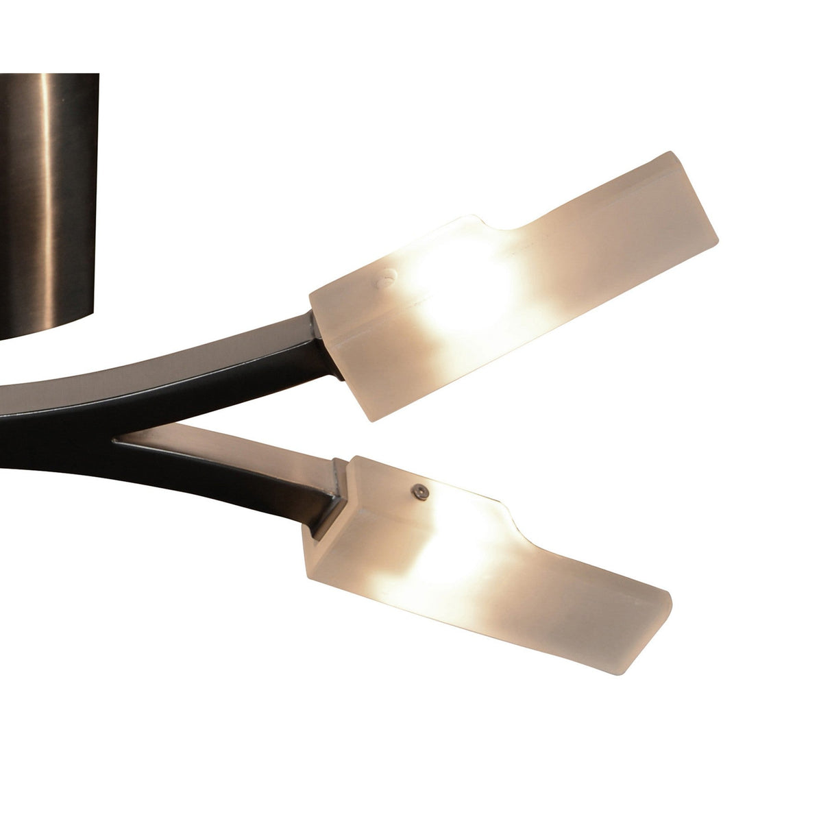 Arco 4 Light Semi-Flush Ceiling Light - Satin Nickel