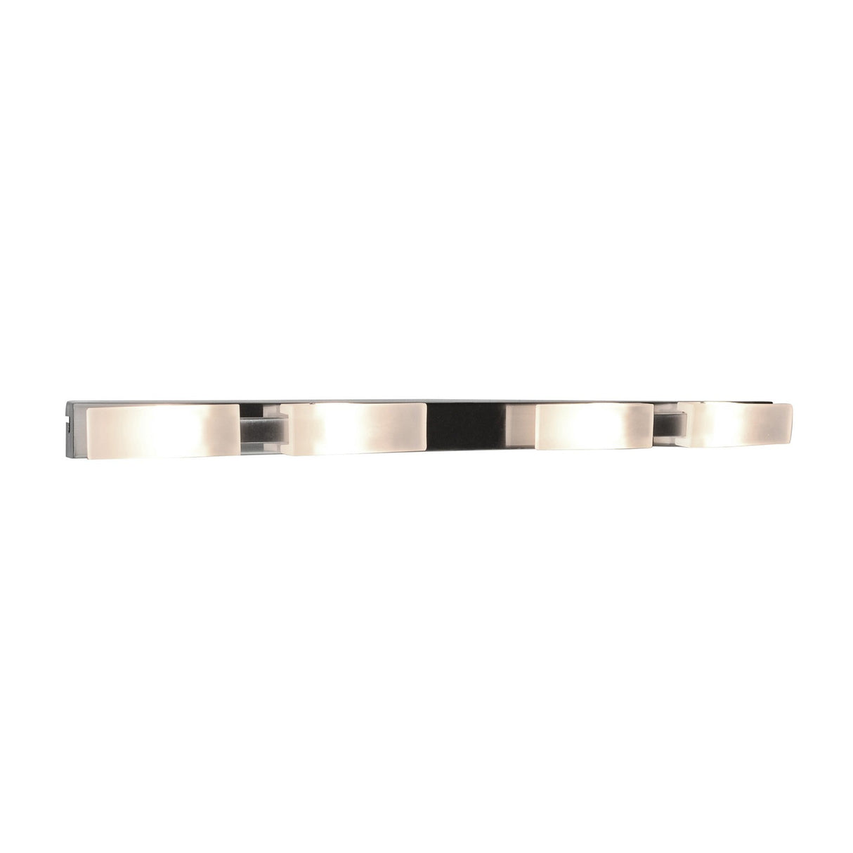 Arco 4 Light Flush Ceiling Light - Satin Nickel